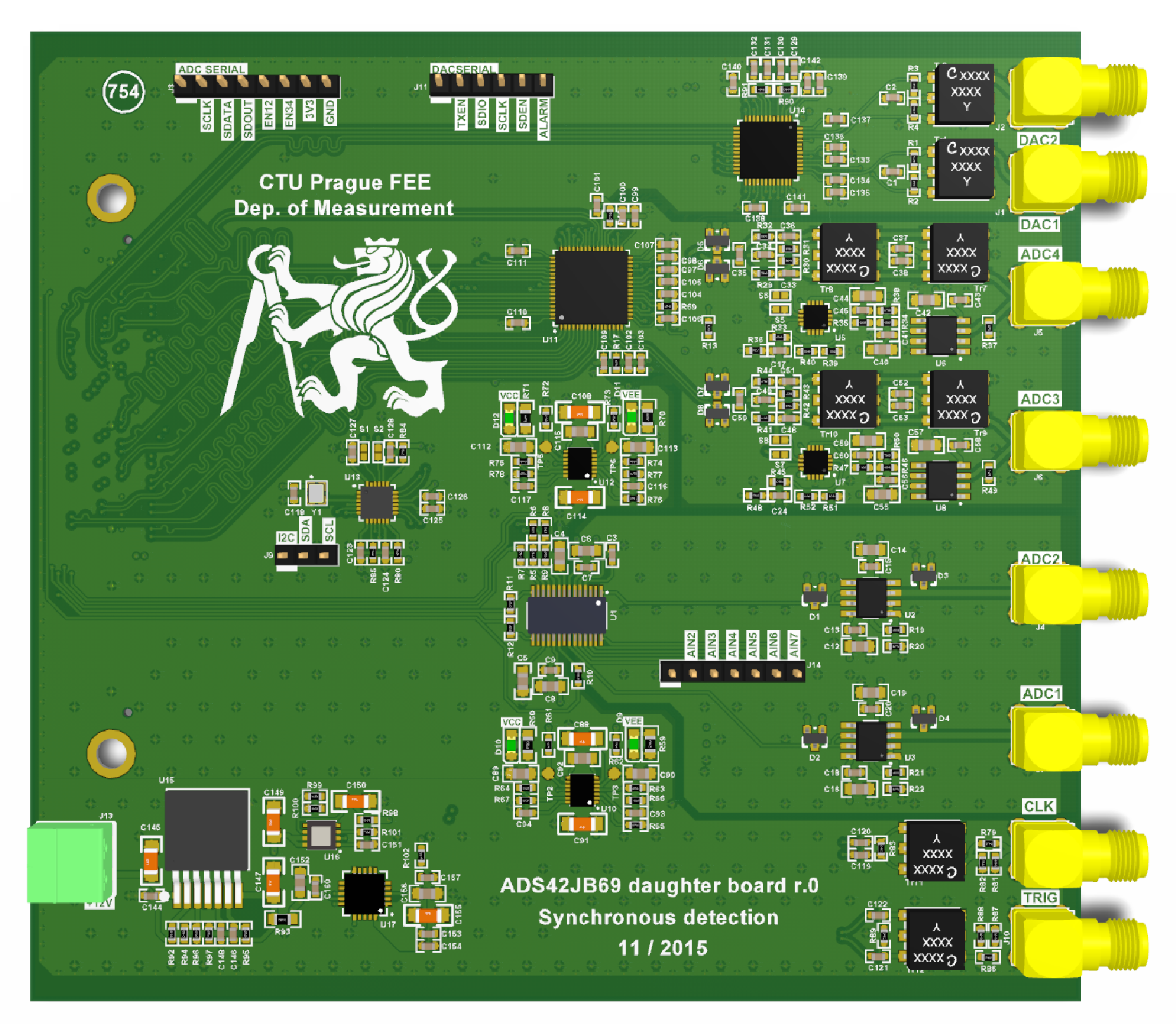 Fig. 4 The 3D model of the designed front-end